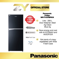 Panasonic 288L Inverter Energy Saving 2-Door Top Freezer Refrigerator NR-TV301BPKM Fridge