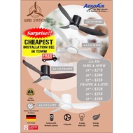 [FREE DELIVERY] AEROAIR AA-335 35inch/46inch/52inch DC Motor Ceiling Fan with LED Light and Remote C
