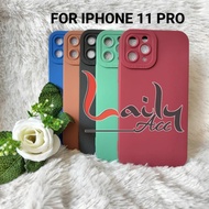 Softcase Macaron Casing Pro Camera iPhone 11 Pro Silicone Case Casing