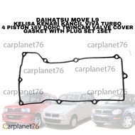 DAIHATSU MOVE L9 KELISA KENARI KANCIL VIVA TURBO 4 PISTON 16V TWIN CAM VALVE COVER GASKET + PLUG SET