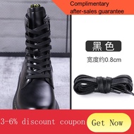 Dr. Martens Boots Leather Shoes Shoelaces Flat Men and Women Waxing Frye Boot Middle High Top Shoelace Black Coffee Brow