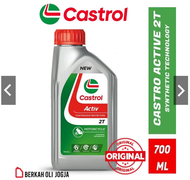 Oli Castrol Activ 2T 700 mL 100% ORIGINAL Mesin 2 Tak Ninja Rx King Satria Vespa F1ZR Chainsaw dll