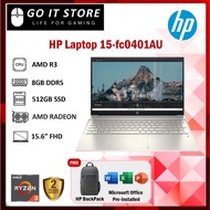 HP 15-fc0401AU / 15-FC0402AU Laptop (Ryzen 3 7320U, 8GB, 512GB SSD, 15.6" FHD, 2YW)