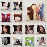 IU Lee Ji Eun Short Plush Material Home Decorative Pillowcase Soft Cushion cover 45*45cm