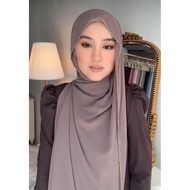 Fashion Premium Chiffon Scarf Hijab Woman Muslim Hijabs Shawl Metal Bead Chain Long Shawl Islam Turb