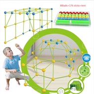 Dream Hunter Kids Construction Forts Building Castles Tunnels Tents Kit 3D Play House Building Toys 