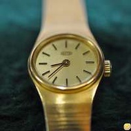 中古OCTO 機械,上鍊,镀金女裝腕錶.