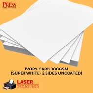 Ivory Card 300gsm - A4 A3 - Uncoated | 100pcs