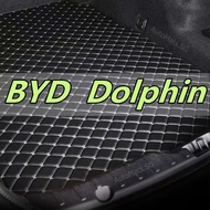 [ BYD dolphin] Trunk Mat- READY STOCK Premium PU Leather Trunk Liner Boot Cargo