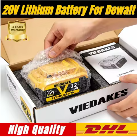 100% compatible for dewalt battery 18v 5ah,for DCG409,DCF620,DCF512,DCF850 for dewalt 20v draadloze 