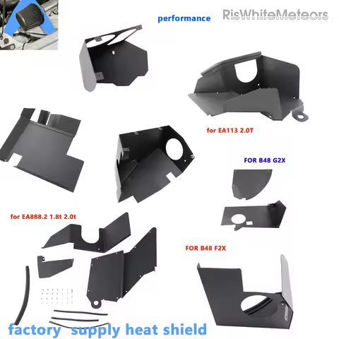 Intake Heat Shield Performance for VW MK5 Golf MK6 GTI Audi A4 A3 EA888 1.8T 2.0T EA113 N13 S55 BMW 