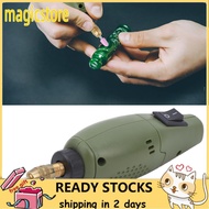 magicstore Mini Electric Crystal Jewelry Grinder Polisher Light Weight Tool Set for Accurate DIY Pro