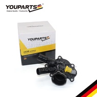 youParts OE 2762000515 Coolant Thermostat For Mercedes e350 C350 E400 SLK350 GLK350