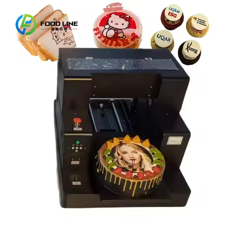 Customized 600DPI Edible Food Printer High Resolution Print for Cake Cookie Macaron