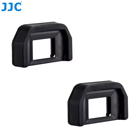 JJC 2Pcs Eyecup EF Soft Silicone Eyepiece Viewfinder for Canon EOS 800D 750D 700D 3000D 1500D 1300D 