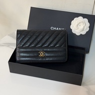 99新全配❤️ 香奈兒 #黑金 #山羊皮 #woc #鏈條包
