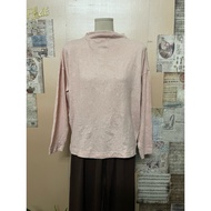 U@ni Japanese women's mongtogi shirt, light pepper pink, freesize m to L ca8