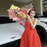 Forwarding S Orange FLAT2112 FF0102 : ELLE FANNING DRESS