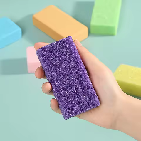 Pedicure Pumice Stone Foot File Heel Scrubber Callus Dead Skin Remover Exfoliator Smooth Feet Tool 2