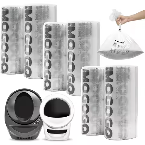 Waste Bags, Compatible with Litter Robot 4 & 3, 150 Pack Liners for Self Cleaning Litter Box, 9-11 G