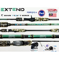 Extend Shark Twenty Series Rod (Free Cap) Extend Rod 5.6ft 6.0ft 6.6ft Spinning Casting Rod