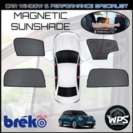 (Buatan Malaysia) GWM ORA 2024-2025 (4 Pcs) Breko Sun Shade Car Magnetic Sunshade [Rear Windscreen]