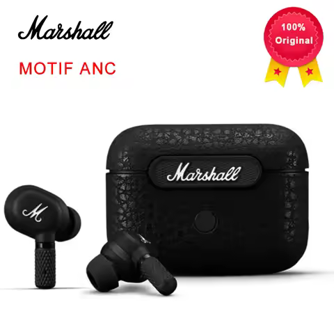Marshall MOTIF ANC Wireless Bluetooth Headset Active Noise Reduction Earphone True Wireless In-Ear R