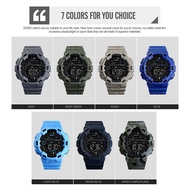 ◐▲(local + ready stock) SKMEI 1472 Men's Sports Dual Time Waterproof LED Display DigitalWatch Jam Ta