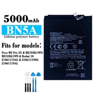 For Xiaomi Poco M3 Pro 5G Redmi 10 Battery BN5A Battery Replacement