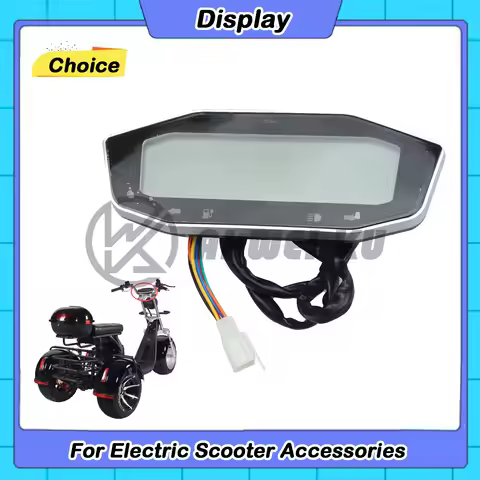 Electric Scooter 60V 72V Odometer Battery Power Display Speedometer Gear Table For Citycoco Scooter