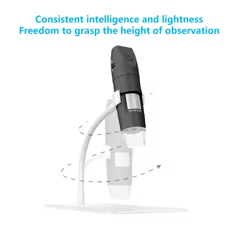 2MP 1080P 50-1000X WIFI Digital Microscope Handheld Endoscope for Repair Hair Skin Smartphone PCB To