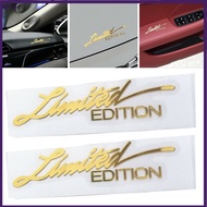 【BET】2x 3D Gold   Logo Emblem Badge Metal Sticker Decal Car Accessories[my]