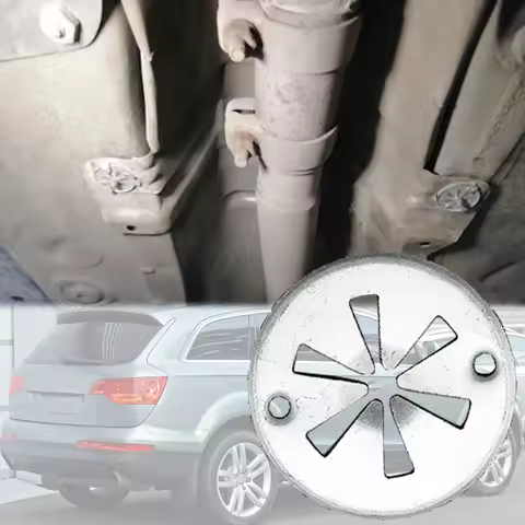 Car Star Washers Locking Top Bottom Heat Shield Exhaust Clips Clamping Disc For Audi Q7 4L 2006 - 20