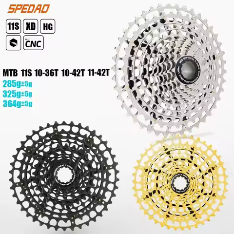 Newest SPEDAO 11v 10-36T/10-42/11-42T XD HG 11S Bicycle Cassette CNC k7 11v For MTB GX X1 NX M8000 1