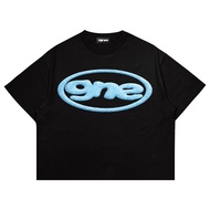 Genesis Conspiracy - Boxy Oversized T-shirt Chenille Black Unisex - Cotton Combed 20s