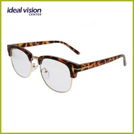 ➢ ➻ ┬ ◲ Kinetix All-Speed Anti-Radiation Tortoise Brown Gold Frame Eyeglasses for Women or Men 52-1
