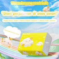 [50 PACKS] LamPure Facial Tissue Cute Tissue Paper Portable Tissue Soft Paper 1 Carton = 50 Packs