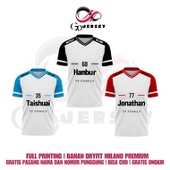 Latest TF Jersey Premium SUMMER GAME 2025Family Free Name and Back Number Available for Children and