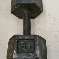 Dumbbell Barbell Dumbbell Barbell Dumbbell 15Kg 15 Kg Hexagon Iron