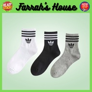 Stokin Termurah Ready Stock Adidas Running Sport Socks Branded Medium Socks Stokin Lelaki Men Women 