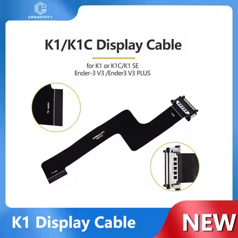 Creality K1/K1C/Ender 3V3 Display Screen Connection Cable Black FPC Cable L162mm For K1C Ender 3V3 3