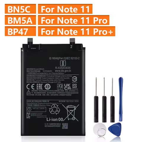 2025 Production Replacement Phone Battery BM5A For Xiaomi Redmi Note 11 Pro+ Note 11 Pro Note11 Pro+