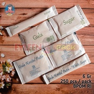 White Sugar Sachet White Sugar/ Sachet Contains 250 Pcs Hotel Sugar Sachet