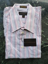 全新- ALFRED SUNG 成人長䄂間條裇衫