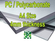 PC / Polycarbonate A4 Clear Sheet