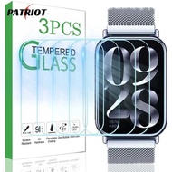 [PATRIO] 3pcs Tempered Glass Screen Protector for Xiaomi Miband 8 Pro Smart Watch Full Coverage Ultr