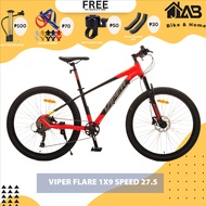 JAB.[High-end]. VIPER FLARE 27.5 2022 1X9 Mountain bike  Sensah MX9 1x9 Speed Alloy Double Wall 32H