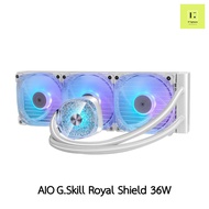 G.Skill Royal shield 360 White ชุดน้ำปิด 3ตอน สีขาว  LGA1700 LGA 1700 1200 115x 2011 2011-3 2066 AM4 AM5 AM3+ AM3 ชุดน้ำ