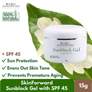 [ SUNBLOCK GEL SPF45 ] SkinForward Face Sunblock Gel Facial Sunscreen with SPF45 Face Sunblock Gel