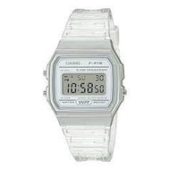 Quartz Watch with Resin Strap, Clear, 20 (Model: F-91WS-7CF)